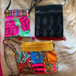 (3) Small Mexican purse BUNDLES 🪅💖